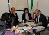 Picture of Professor Giorgio Vittori and Jacqueline Veit